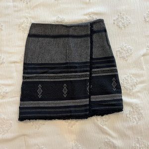 loft wrap midi skirt, size 2